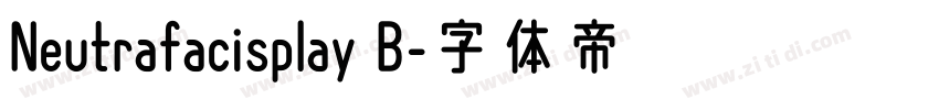 Neutrafacisplay B字体转换
